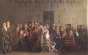 Louis Leopold  Boilly An Artists' Party in the Studio of Isabey (mk05) oil on canvas